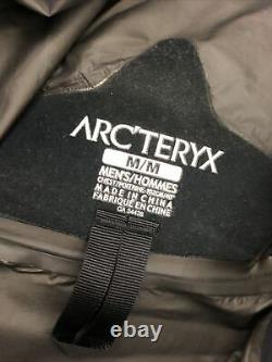 Arcteryx Mens Alpha Sl Noir Full Zip Shell Jacket Taille Moyenne