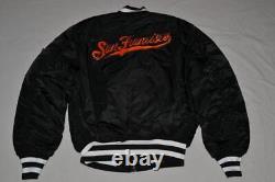 Authentique Alpha Industries New Era San Francisco Giants Ma-1 Bomber Ajcket New	 <br/>

 <br/>Translation: Authentique Alpha Industries New Era San Francisco Giants Ma-1 Bomber Veste Nouvelle