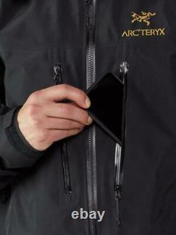 Avec Des Étiquettes Arc'teryx Alpha Sv Noir 24k Jacket = Mens Medium