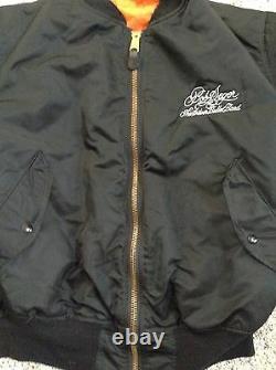 Bob Seger & The Silver Bullet Band Alpha Black Jacket Sz Adulte Moyen Vintage