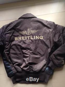 Breitling Pilot Jacket Alpha Industries Taille M Non Vendu En Boutique Homme 001a