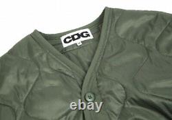 Cdg Comme Des Garcons Retour Logo Imprimé Alpha Liner Jacket Taille M(k-92903)