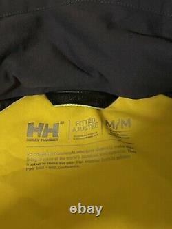 Helly Hansen Alpha 3.0 Veste De Ski D’hiver Coat Navy Et Yellow Accents Medium