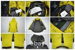 Homme Arcteryx Leaf Alpha Lt Gore-tex Pro Shell Jacket Yellow Arc’teryx Taille M