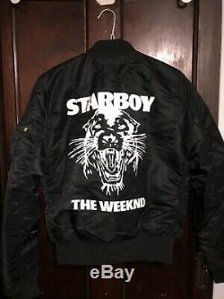 Le Weeknd Starboy Moyen Slimfit Bomber Jacket