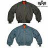 Ma1 Vol Rembourré Bomber Jacket Military Army Pilot Air Force Alpha Industries