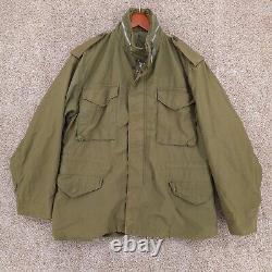 Manteau de terrain Alpha Industries pour temps froid pour hommes, taille moyenne courte, vert M65 OG 107