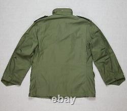 Manteau de terrain pour homme Alpha Industries pour temps froid, taille M régulière, en toile verte