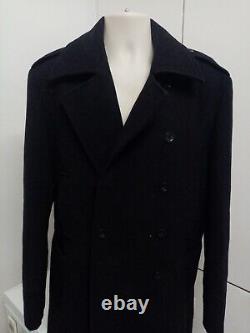Manteau en laine Alpha Industries style militaire, pardessus, veste taille moyenne pour homme