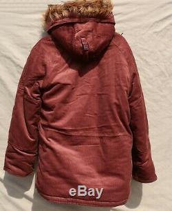 New Alpha Industries N3b Extreme Cold Weather Taille Moyenne Corduroy N3b Parka