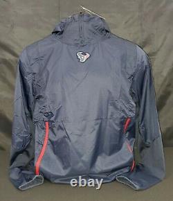 Nike Houston Texans Sideline Alpha Fly Rush Pullover Jacket, Marine, Taille M
