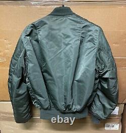 Nous Sommes Authentiques Alpha Industries Veste Flyers Man Ma-1 Made In USA Vg-ex! Moyenne