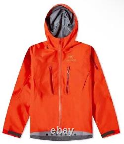 Nouvelle veste ARC'TERYX Alpha SV de couleur Dynasty pour homme en taille M, neuve avec étiquette, rare