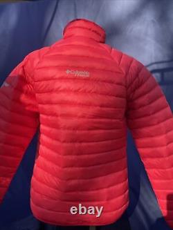 Nouvelle veste en duvet Columbia Titanium Alpha Trail pour homme, rouge, légère, taille M