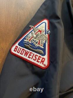 Rare Alpha Industries Budweiser Bomber Discovery Reserve Veste Taille Moyenne T.-n.-o.
