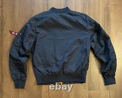 Rare Alpha Industries Budweiser Bomber Discovery Reserve Veste Taille Moyenne T.-n.-o.