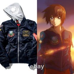 Strict-g Alpha Industries Ma-1 Natus Mobile Suit Gundam Seed Kira Yamato Taille M