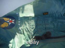 Usaf L-2b Flight Jacket Taille Reproduction Mf Mf Alpha Ind Neuf Avec Étiquettes