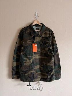 Veste Alpha Industries Revival, taille moyenne, camouflage vert, tout neuf.
