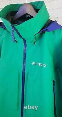 Veste Arcteryx Alpha Hommes Med Goretex Pro Shell Turquoise Drop Hood Powder Skirt