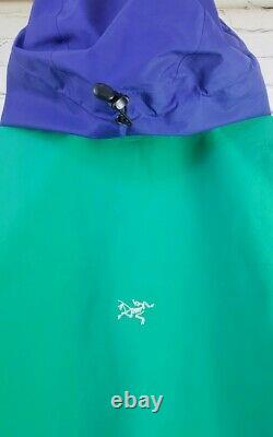Veste Arcteryx Alpha Hommes Med Goretex Pro Shell Turquoise Drop Hood Powder Skirt