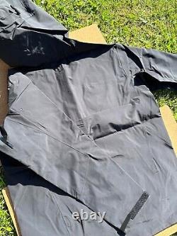 Veste Arcteryx GORE-TEX Alpha SV pour hommes taille M-L coquille noire