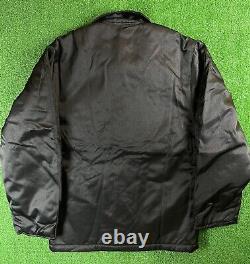 Veste NWT Vintage Alpha Industries MP TEX Noire Taille Moyenne 38 USA NEUVE ÉTIQUETTES