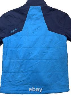 Veste Strafe Skiwear Blue Colorblock Polartec Alpha pour homme, taille M