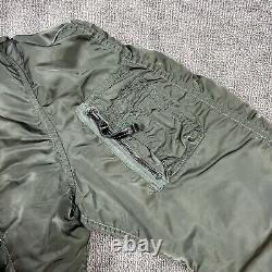 Veste bombardier Vintage des années 80 N-2B Parka volante de l'USAF pour hommes de taille moyenne de la marque Alpha.