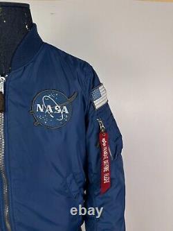 Veste bombardier réversible MA1 NASA 100ème mission de la navette spatiale ALPHA Industries