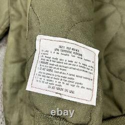 Veste de tankiste militaire américain vintage pour temps froid, taille moyenne pour homme, USGI Alpha