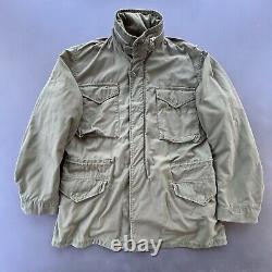 Veste de terrain Vintage Alpha Industries M65 pour homme, taille moyenne régulière, OG-107, Vietnam des années 70