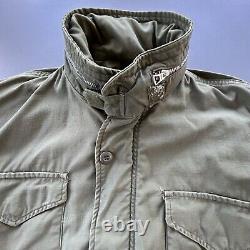 Veste de terrain Vintage Alpha Industries M65 pour homme, taille moyenne régulière, OG-107, Vietnam des années 70