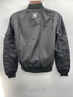 Veste de vol à fermeture éclair de longueur moyenne Alpha Industries Ma-1 Skymaster pour hommes, taille moyenne