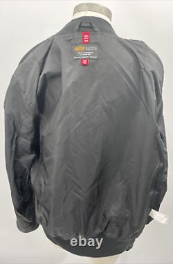 Veste de vol à fermeture éclair de longueur moyenne Alpha Industries Ma-1 Skymaster pour hommes, taille moyenne