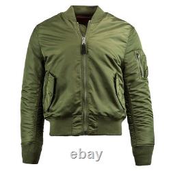 Veste de vol/bombardier ajustée Alpha Industries MA-1 en 11 couleurs MJM44530C1 MA1