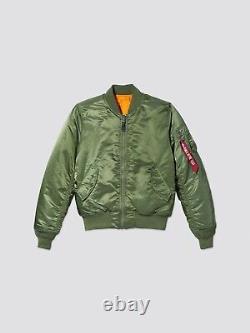 Veste de vol/bombardier ajustée Alpha Industries MA-1 en 11 couleurs MJM44530C1 MA1