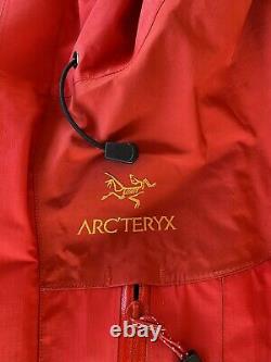 Vintage 1999 Arcteryx Alpha Sv Veste Homme Medium M Molten Rouge Euc