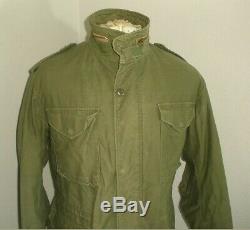 Vintage Industries Alpha M-65 Militaire Temps Froid Terrain Veste Made In USA Medium