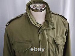 Vintage Us Army Type M-65 Coat Cold Weather Field Camouflage Veste W Liner M R